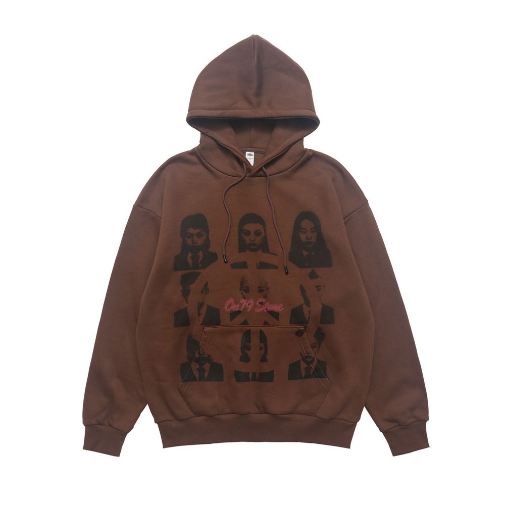 Japanese Urbanites Print Hoodie