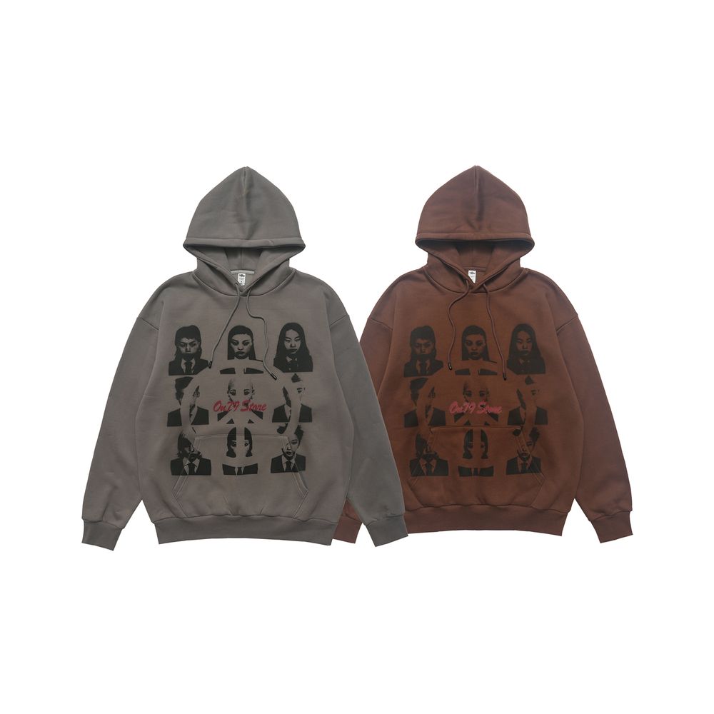 Japanese Urbanites Print Hoodie