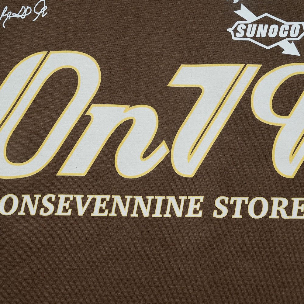 Vintage Sleeve Print Sweatshirt