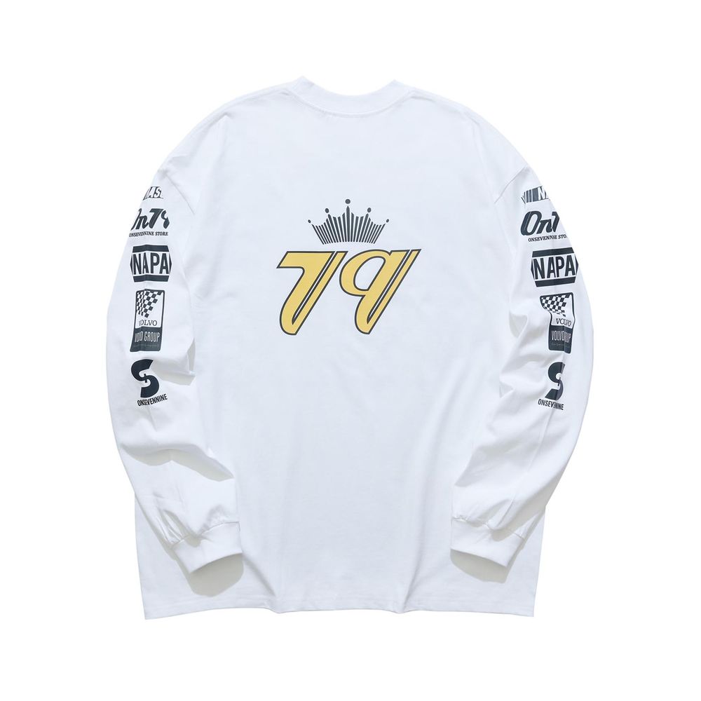 Vintage Sleeve Print Sweatshirt