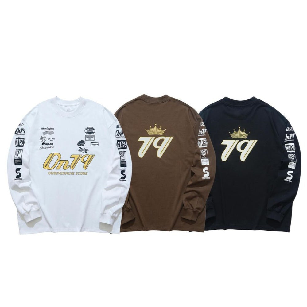 Vintage Sleeve Print Sweatshirt