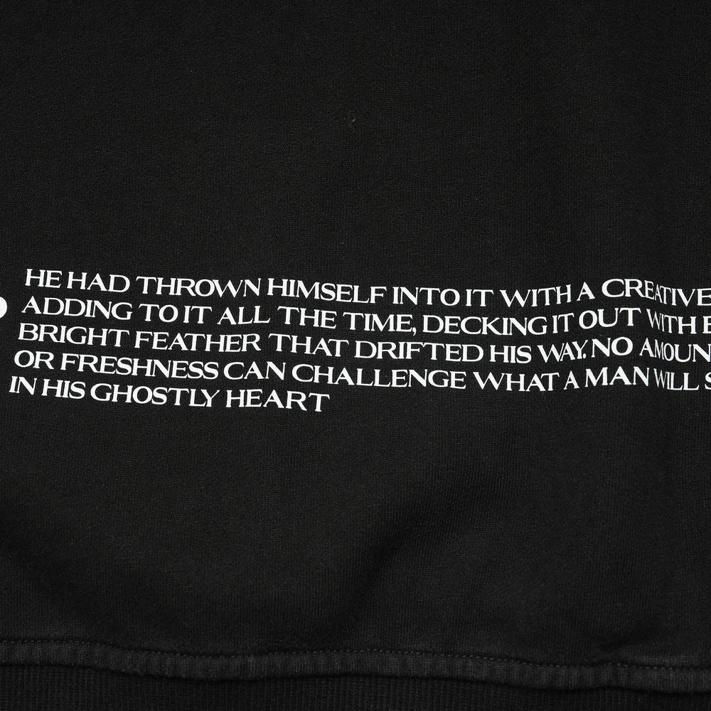 Casual Double Sided Letter Print Hoodie