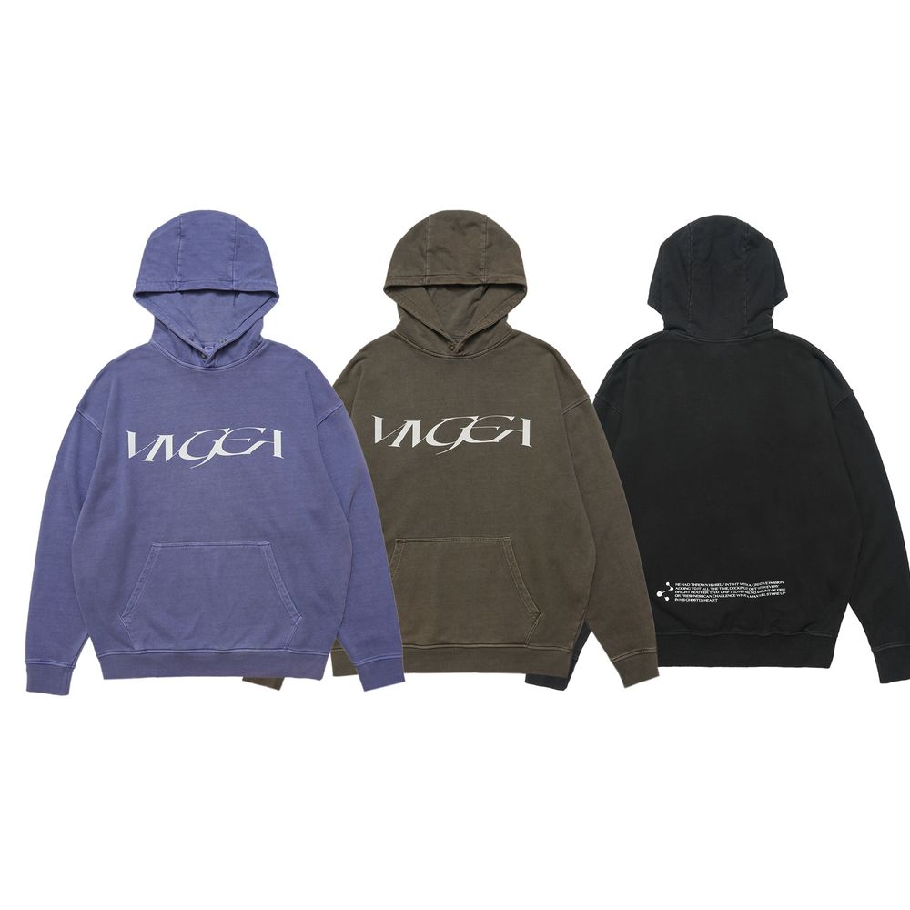 Casual Double Sided Letter Print Hoodie