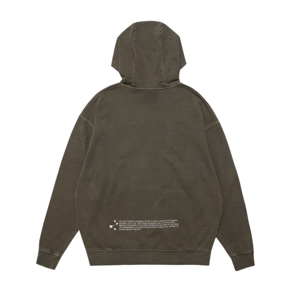 Casual Double Sided Letter Print Hoodie