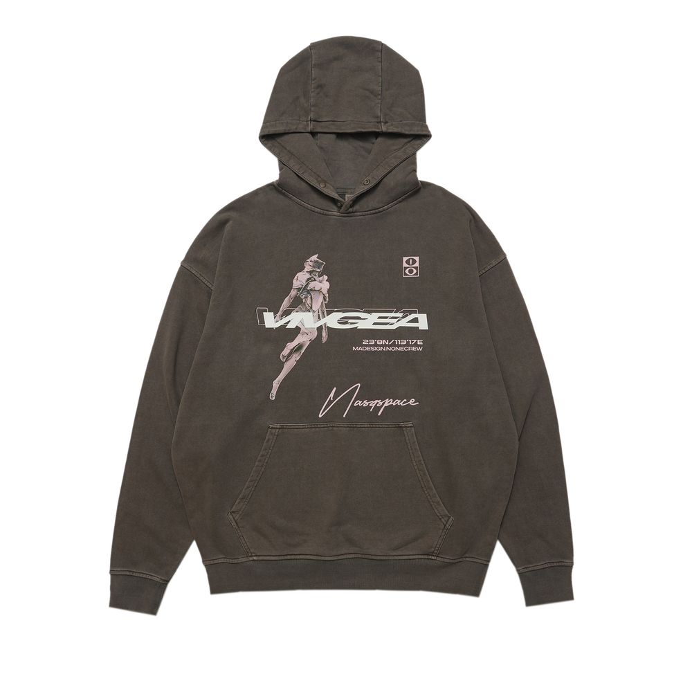 Techwear Character Letter Hoodie