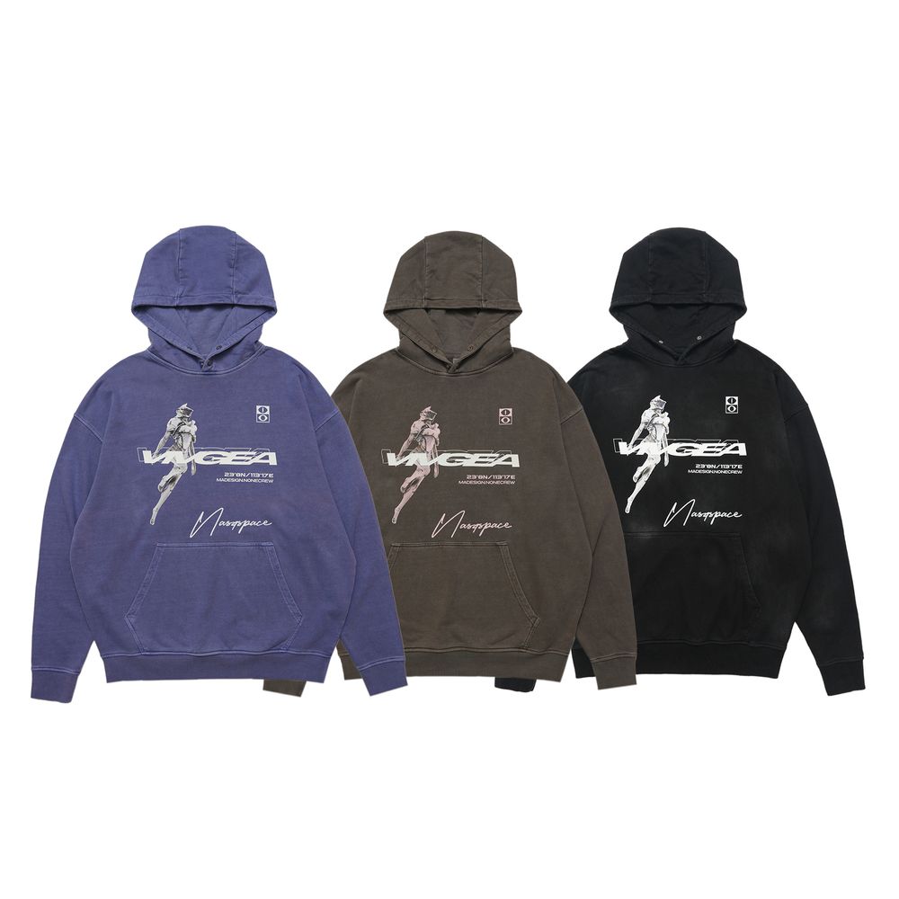 Techwear Character Letter Hoodie