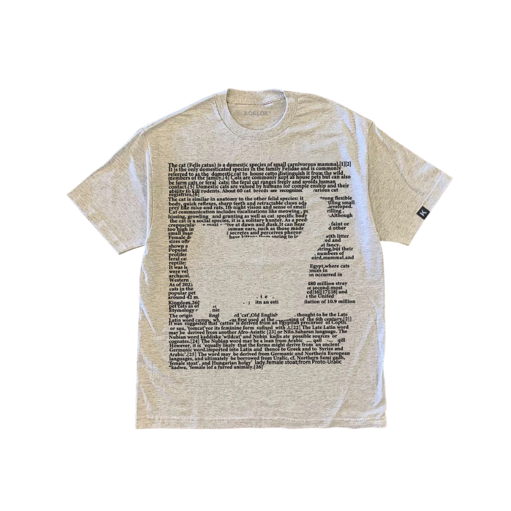 Unseen Echoes Cat-alog of Thoughts Tee