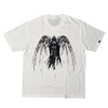 Unseen Echoes Fallen Angel Graphic Tee – Embrace the Dark Flight