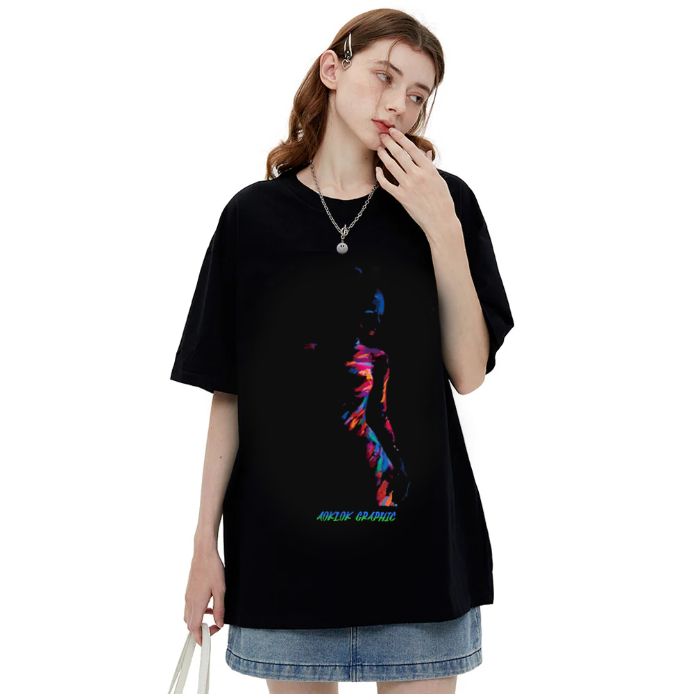 AG ART Neon Freehand Female T-Shirt