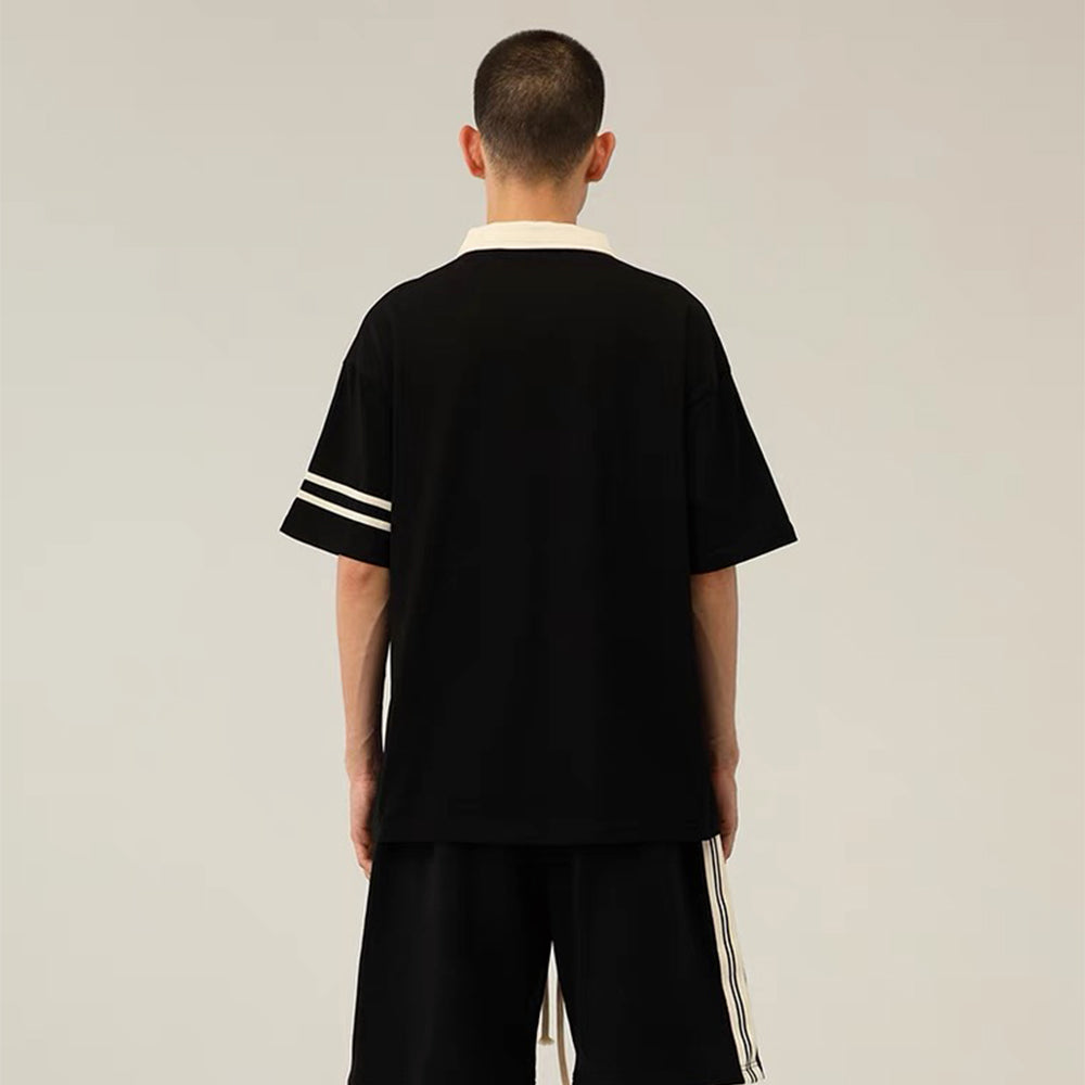 6Kull Classic Pattern Sport Polo Shirt