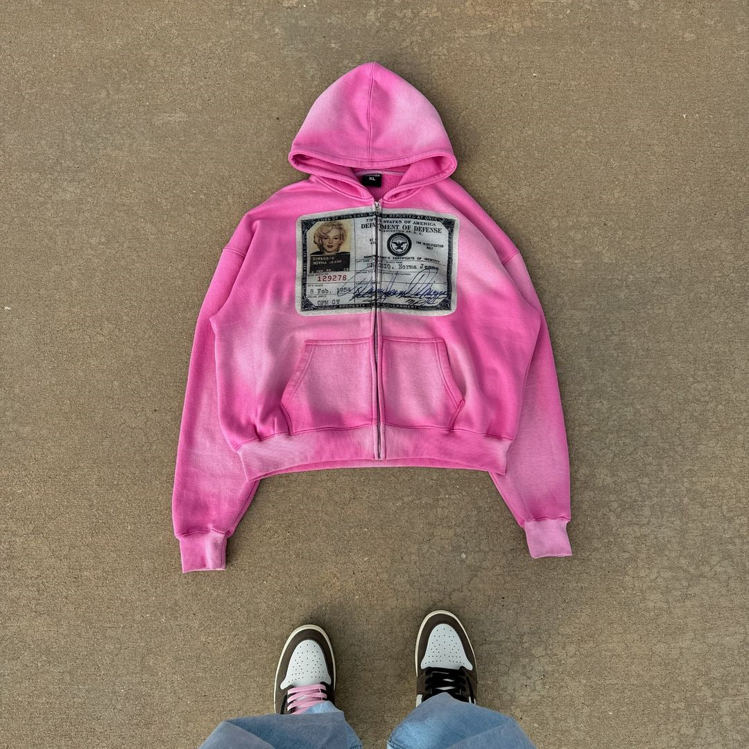 Street Style Zip-up Design Hoodie