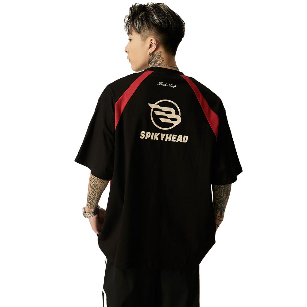 Street Color Block Cotton T-Shirt