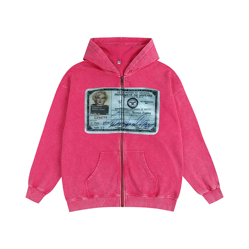 Street Style Zip-up Design Hoodie