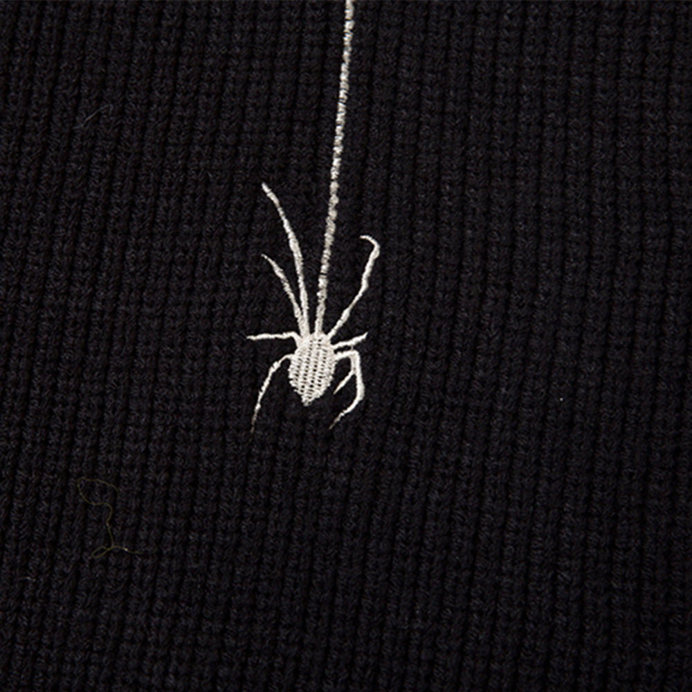 OOC' Spider Web Embroidered Knit Cardigan