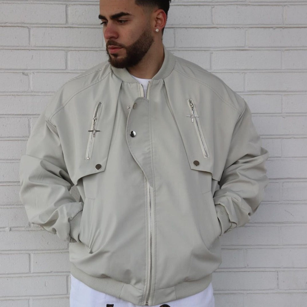 Casual Loose Solid Color Jacket