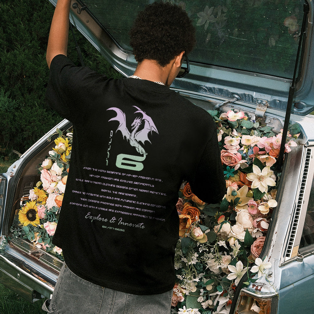 6Kull Hip-Hop Evil Dragon T-Shirt