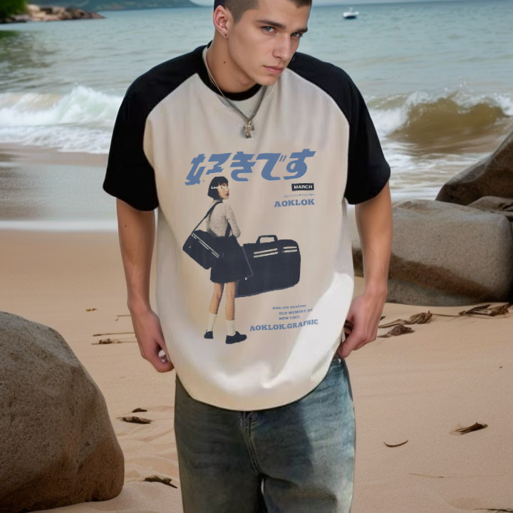 AG Urban "好きです" Japanese Shoulder Short Sleeves