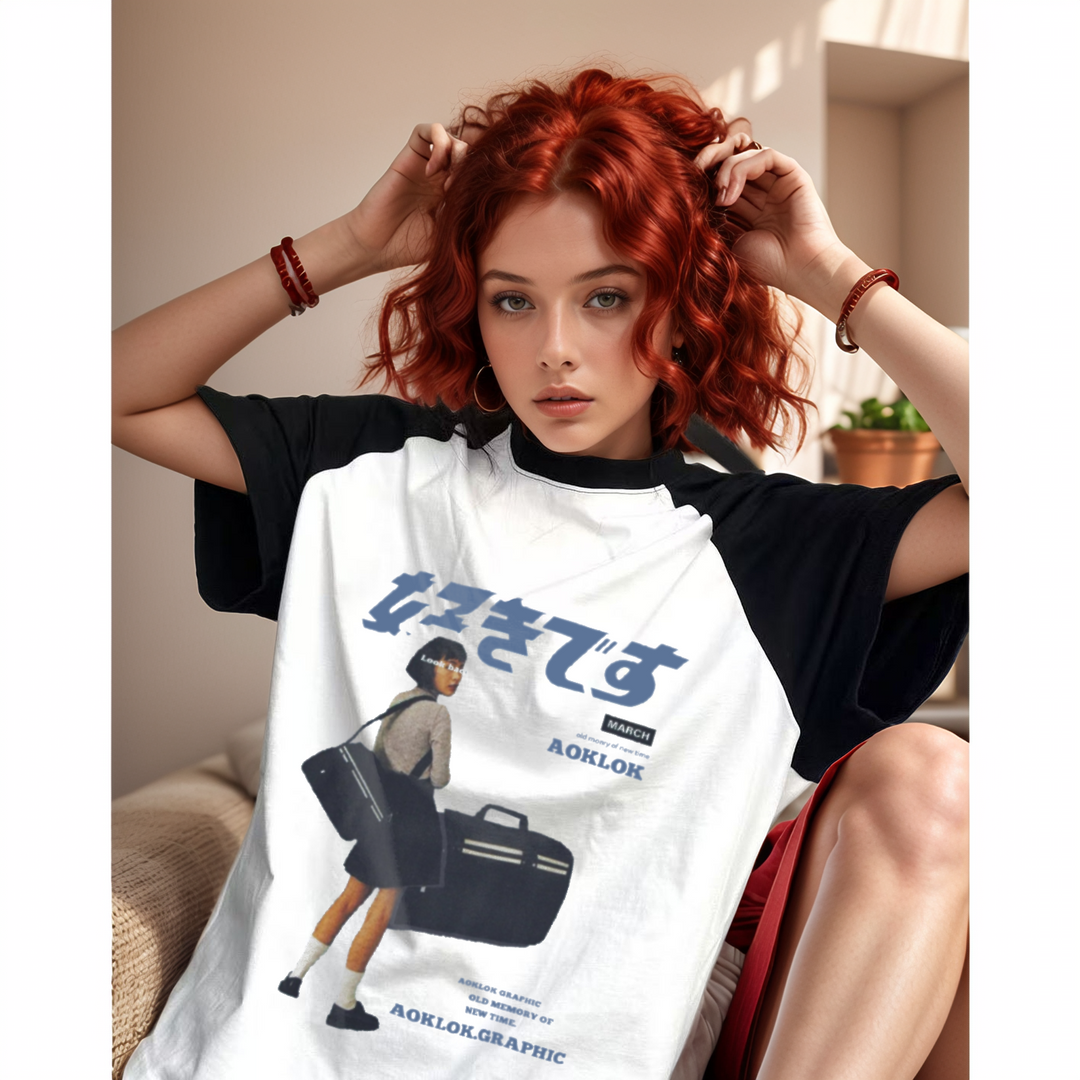 AG Urban "好きです" Japanese Shoulder Short Sleeves