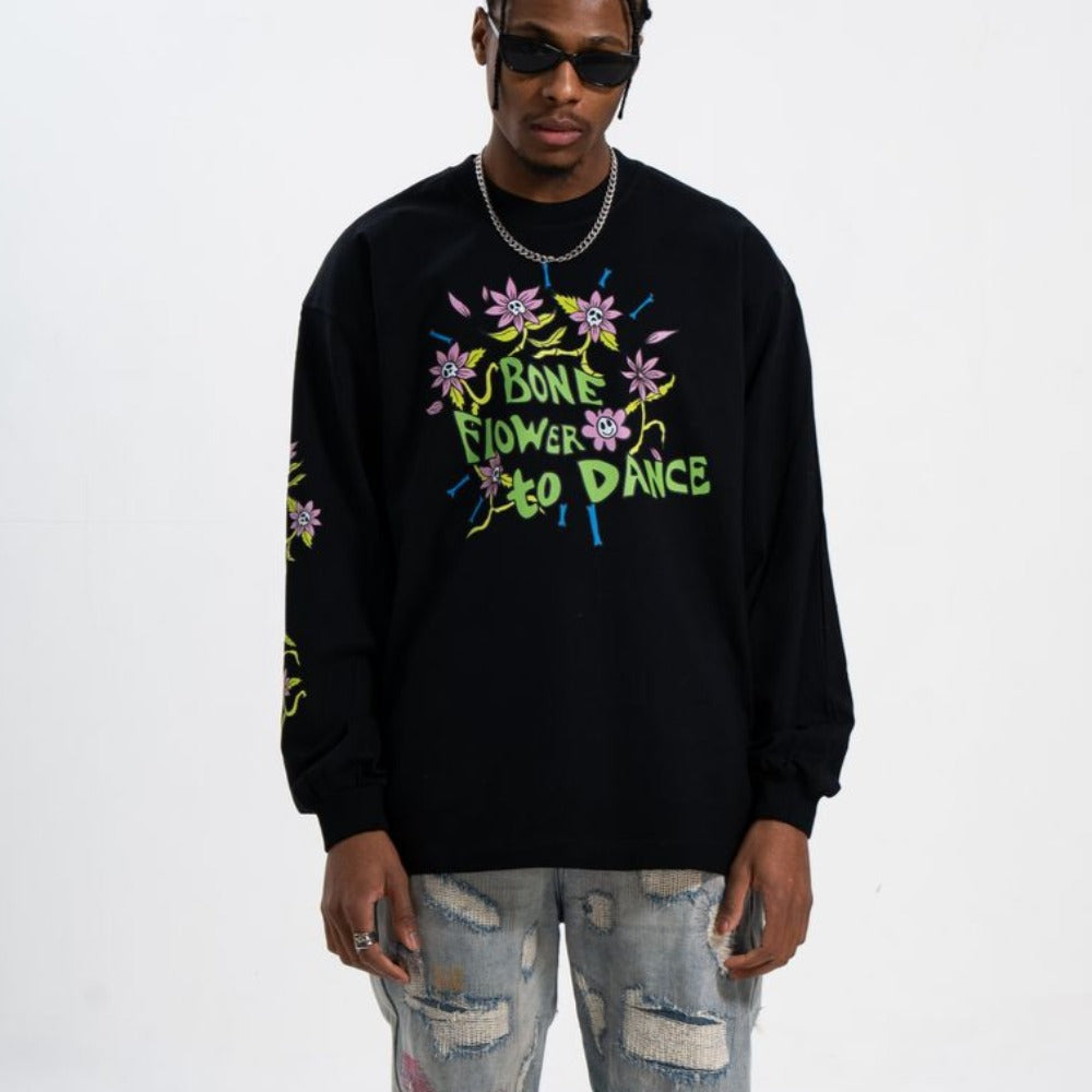 Urban Bone Flower Sweatshirt