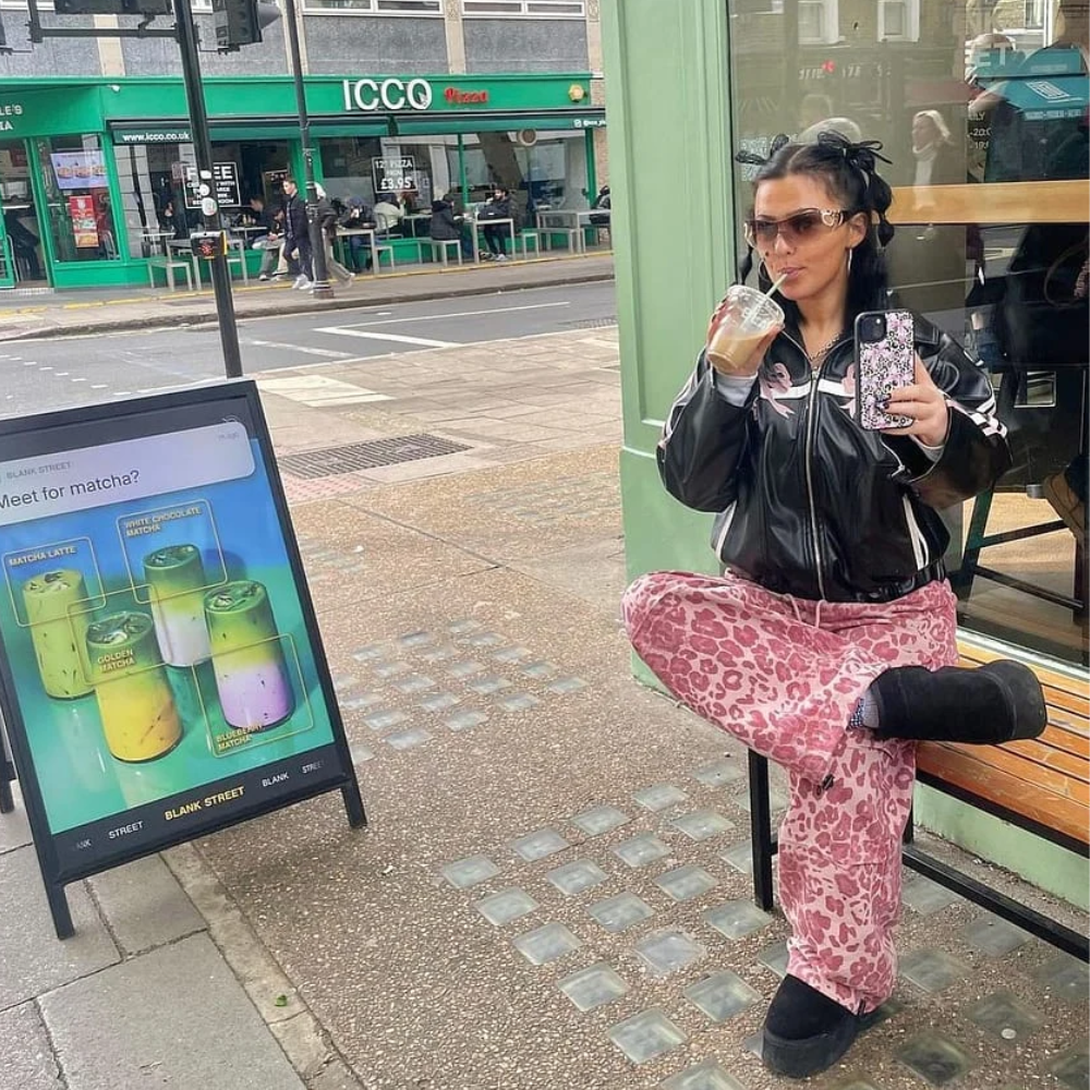 Pink Leopard Sweatpants