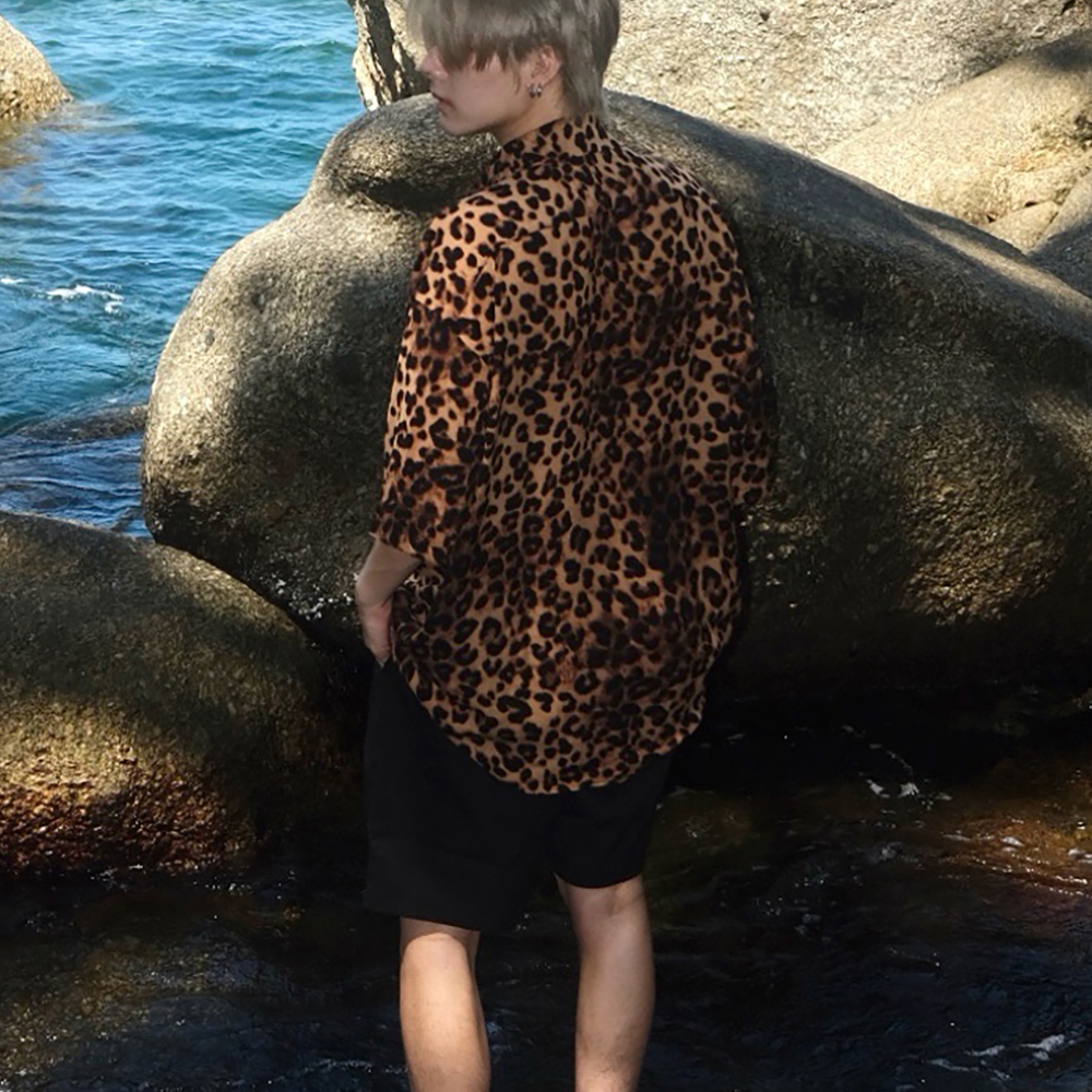 Urban Fashion Leopard Print Shirt