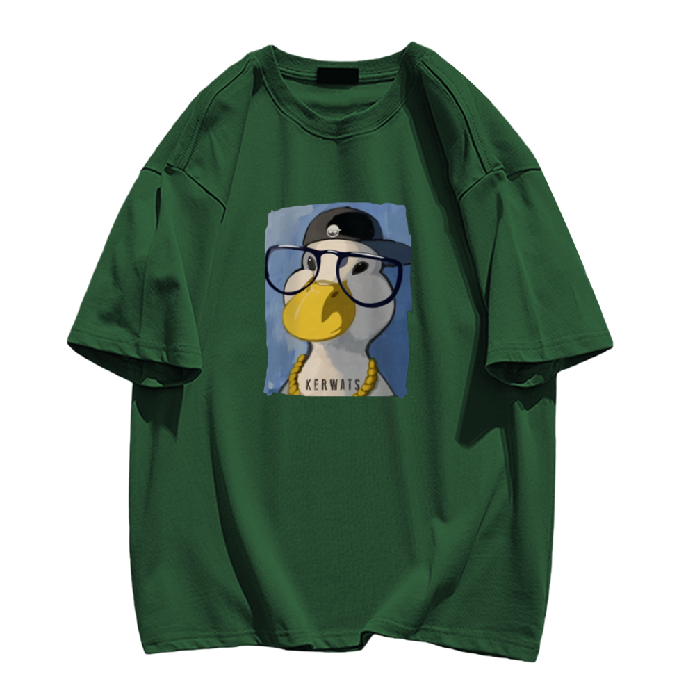 Oil Painting Glasses Duck T-Shirt