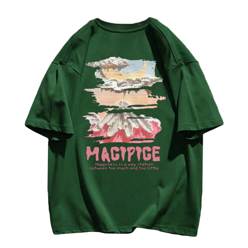 Casual Comic Volcano T-Shirt