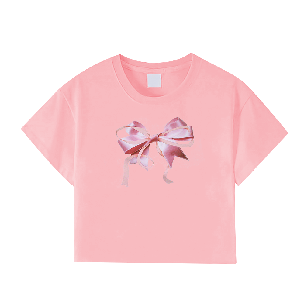 Women's Urban Fashion Bow T-Shirt