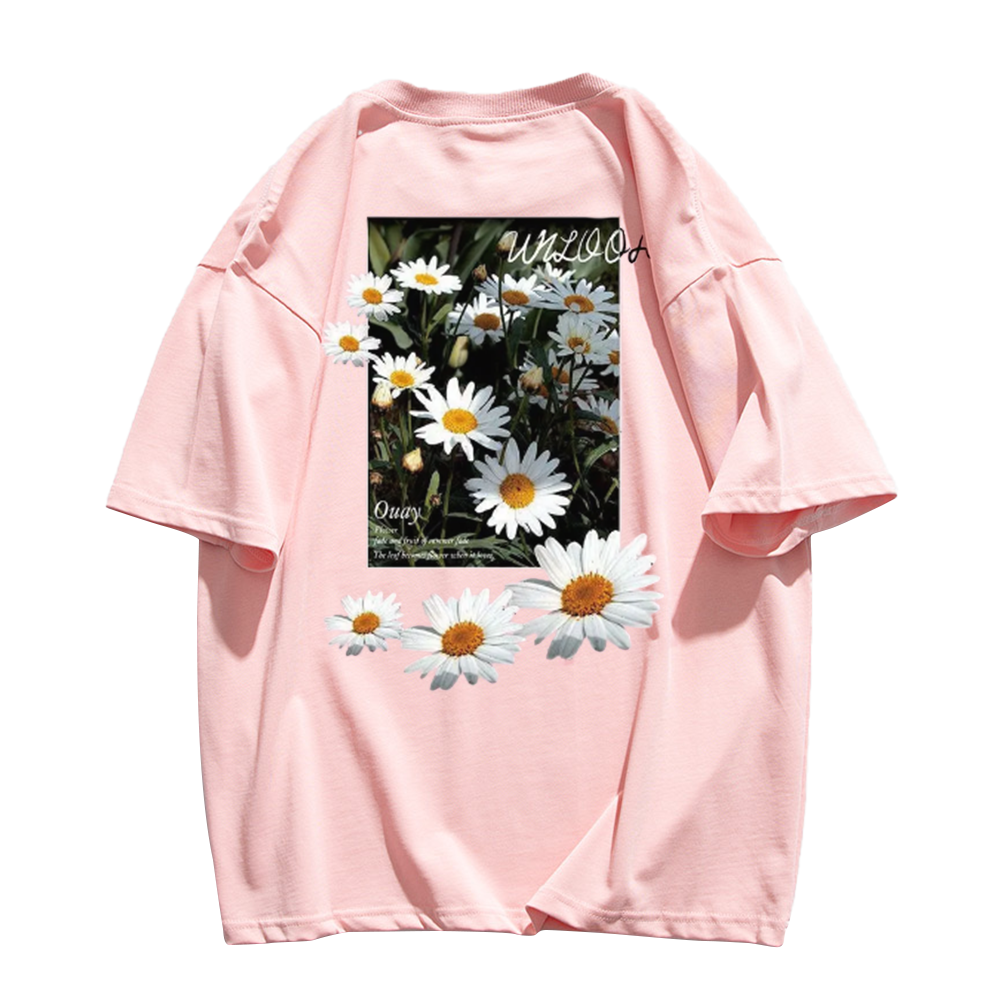 Casual Simple Daisy T-Shirt