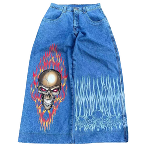 BAGGOUT Jeans GhostRider JCP Skull AOP
