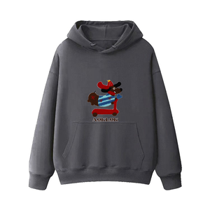 AG Embroidery Skateboard Dachshund  Hoodie