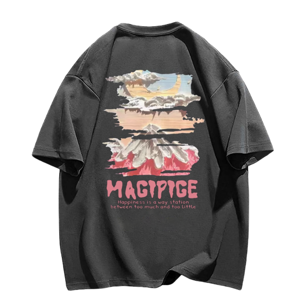 Casual Comic Volcano T-Shirt