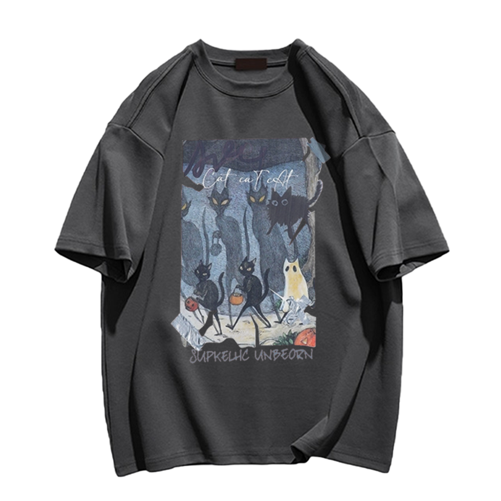 High Street Cat Shadow Ghost T-Shirt
