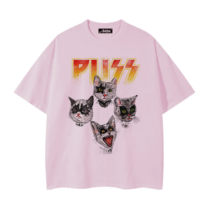 Punk Rock Cat T-Shirt
