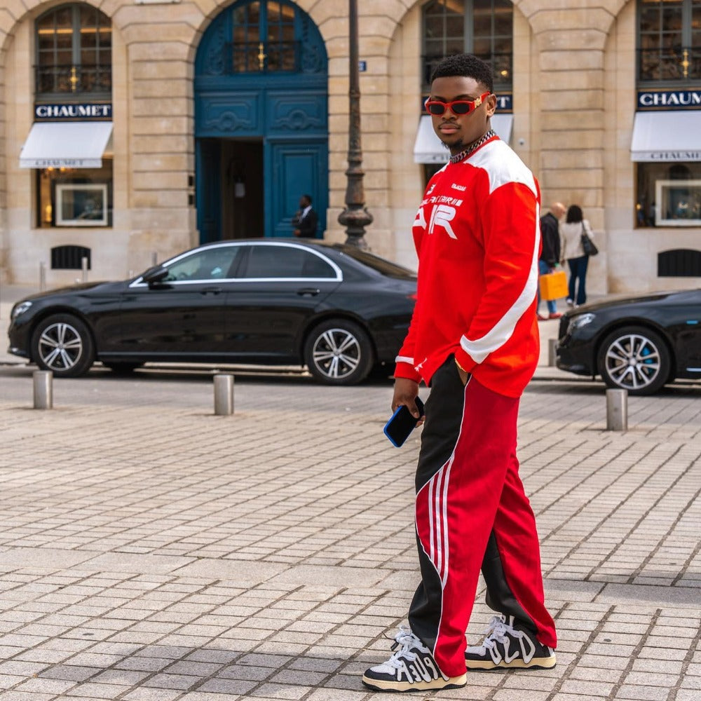 Urban Hip Hop Drawstring Stripe Sweatpants