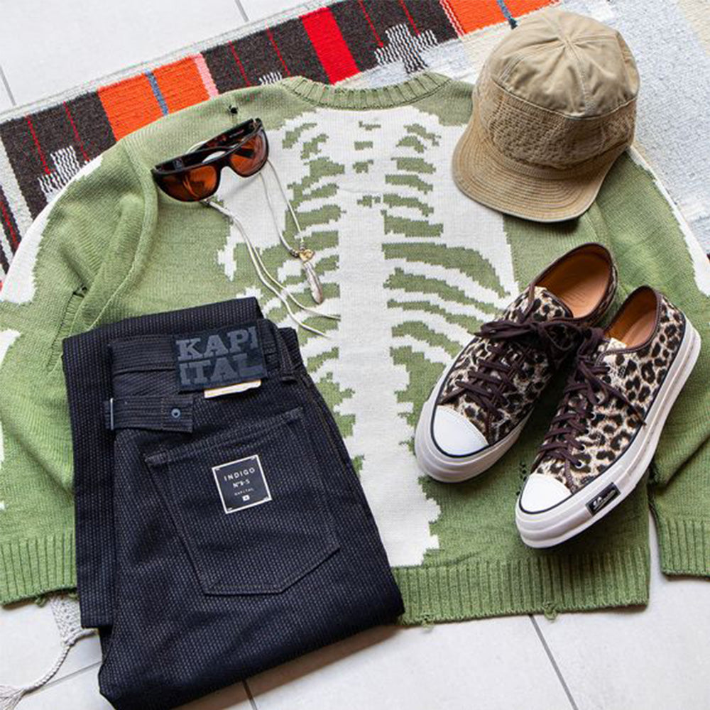 OOC' Street Solid Bone Knit Sweater