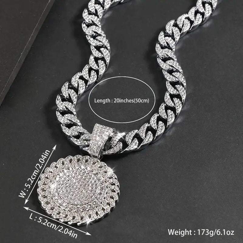LoopStone Diamond-Cut Gold Necklace