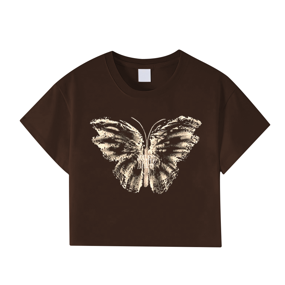 Women's Butterfly Print T-shirt