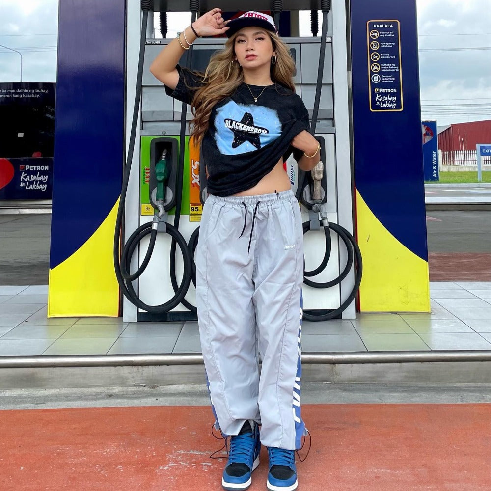 ⚡ Contrast Straight Casual Sweatpants