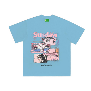AG  Original Street Anime Style  Heroine Of The Story T-Shirt