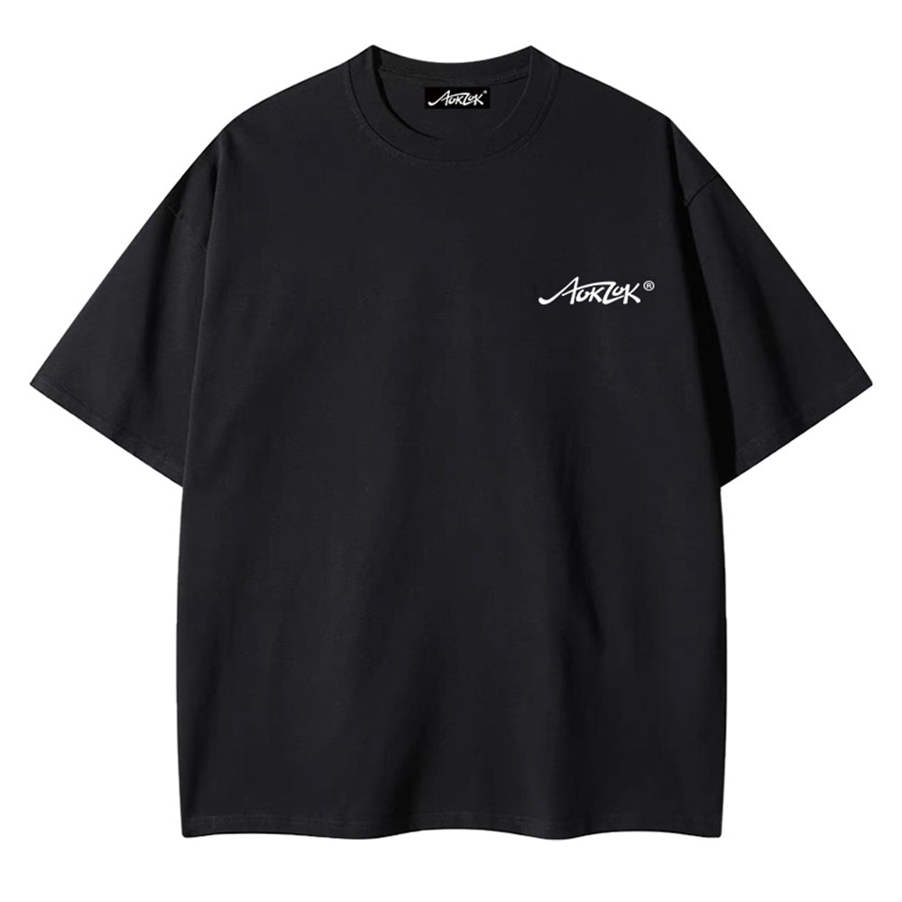 High Street Flaming Man Print T-shirt