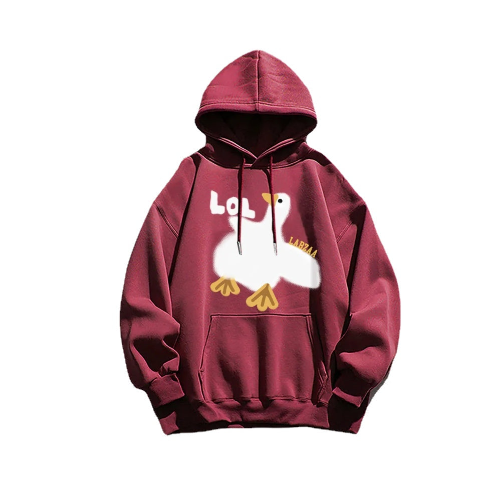 Urban Duck Graphic Cotton Hoodie