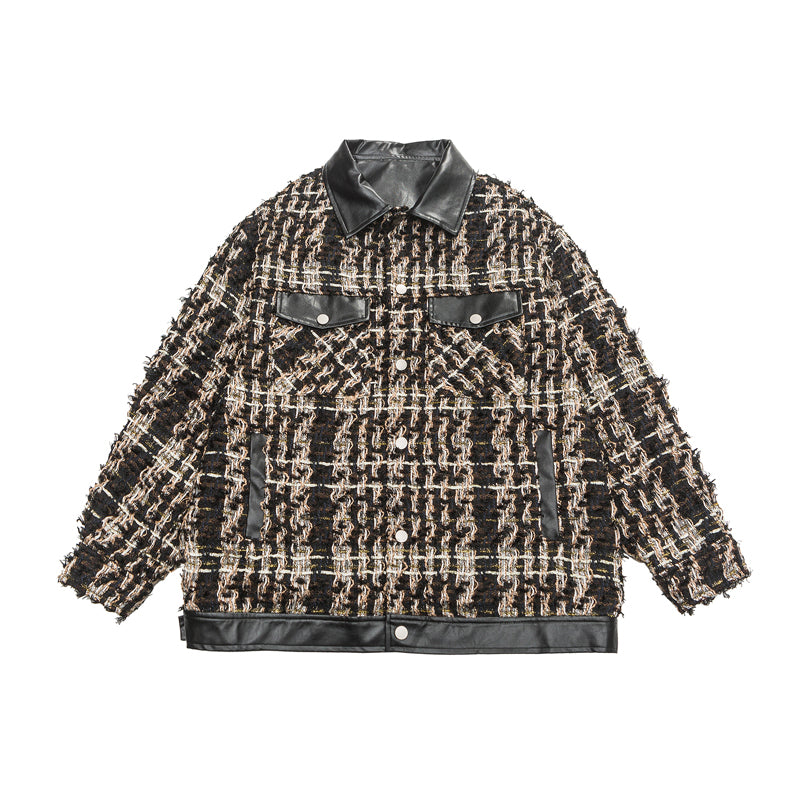 【NOW TREND】American Vintage Patchwork Woven Jacket