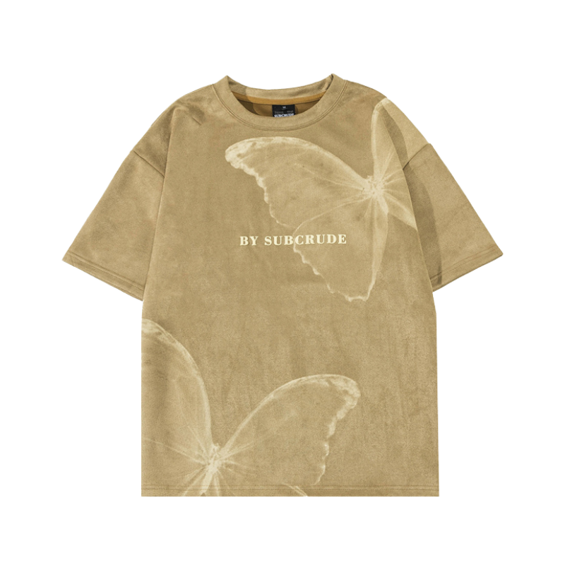 American Street Butterfly Suede T-shirt