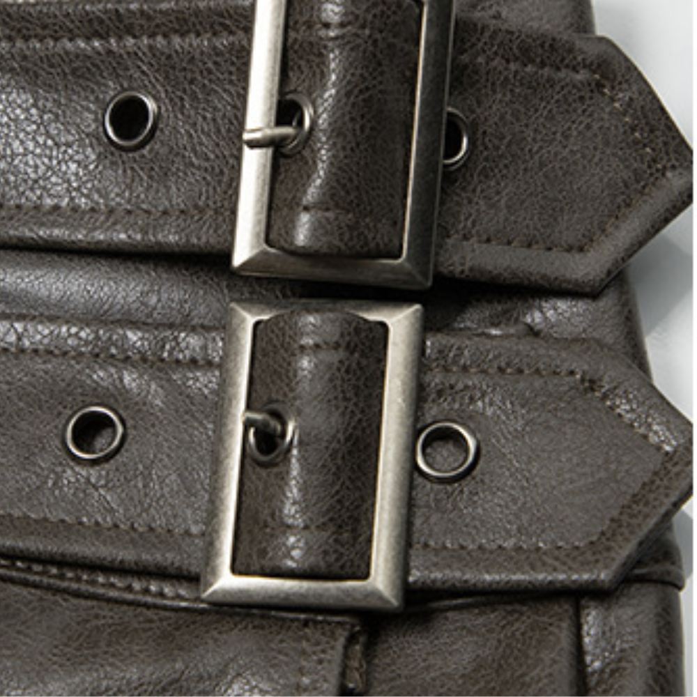 Women's Summer Sexy Pleated PU Skirts