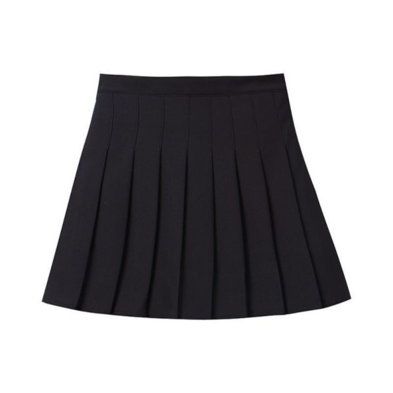 Women's Solid Color pleated Skirt