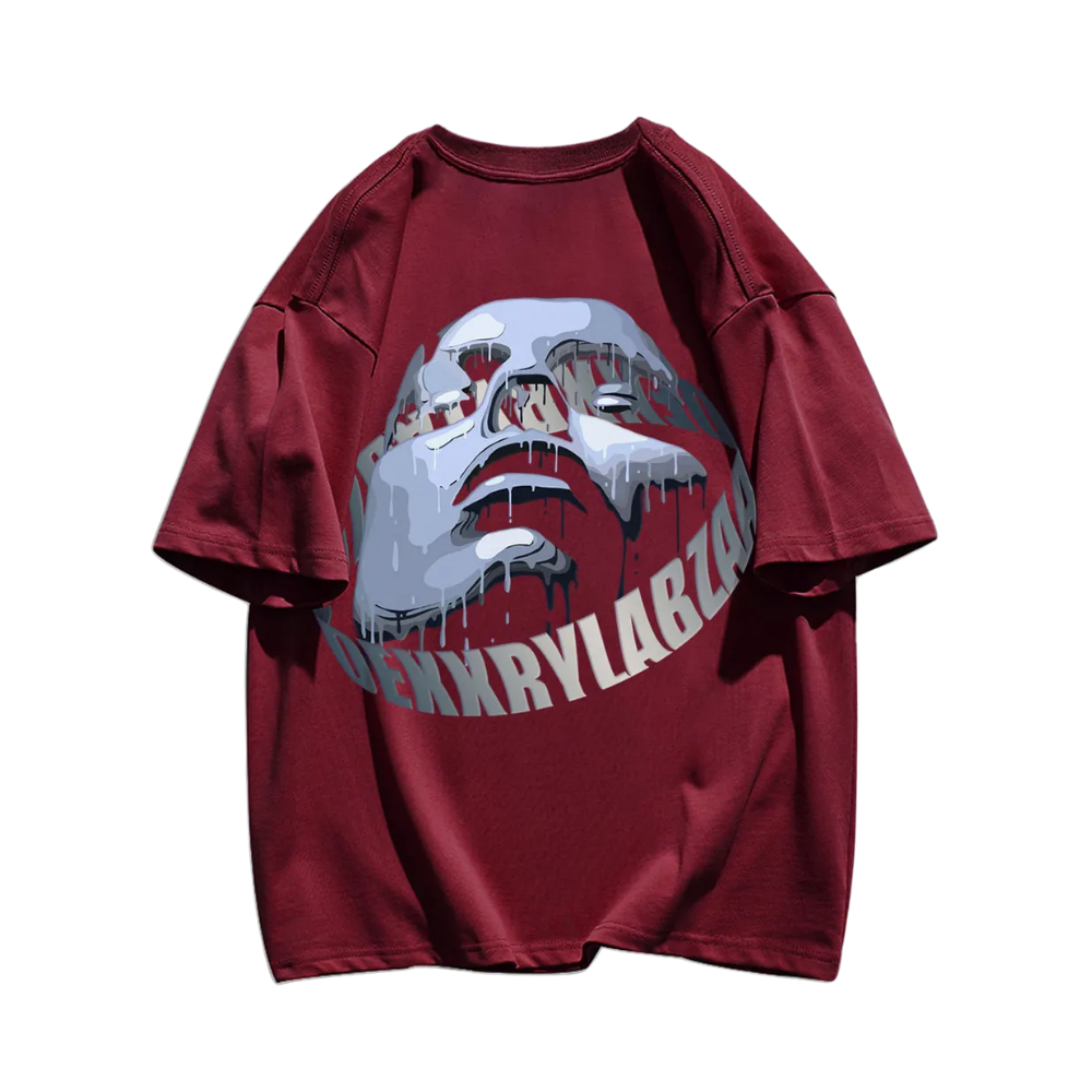 Urban Alien Portrait Graphic T-shirt