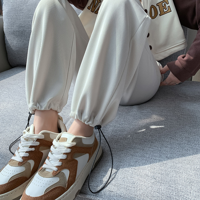 Women's Solid Color Letter Sweatpants