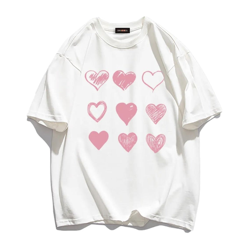 Painting Love Print T-shirt