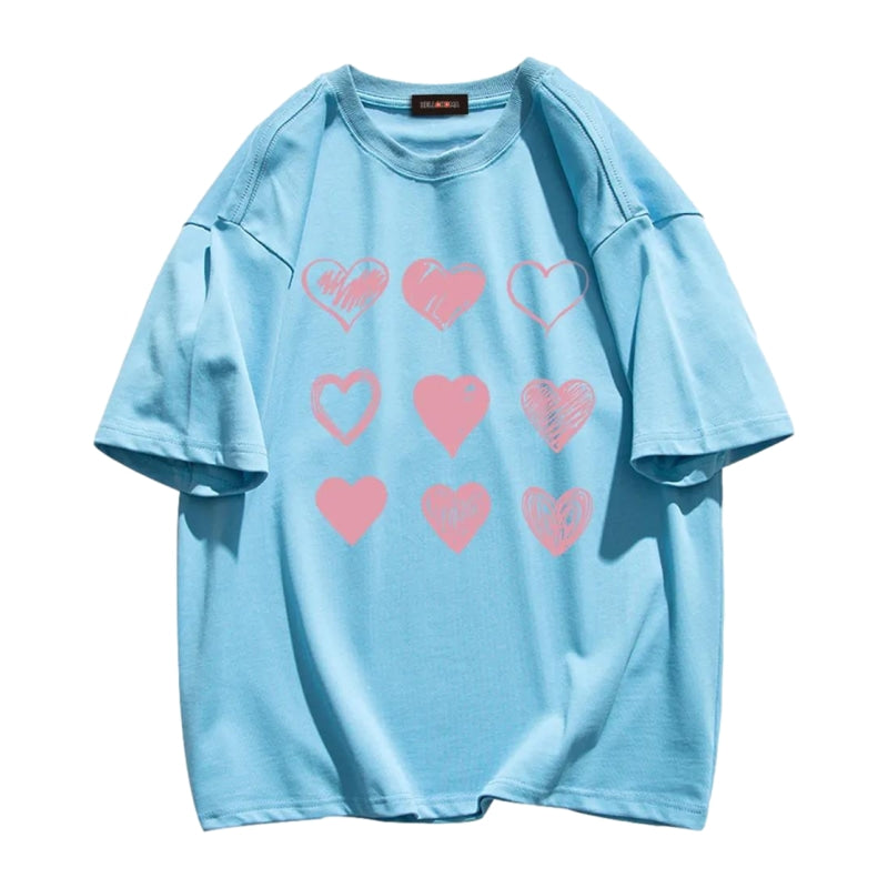 Painting Love Print T-shirt